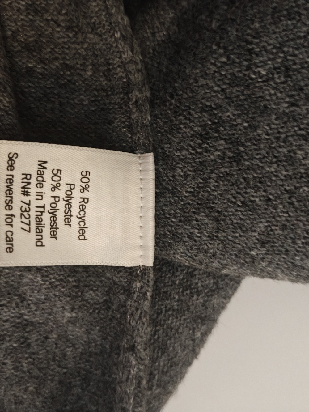 croft & barrow Heather Charcoal Open-Front Cardigan medium - Picture 4 of 5